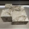 Genuine Modellato Marble Block Coffee Table