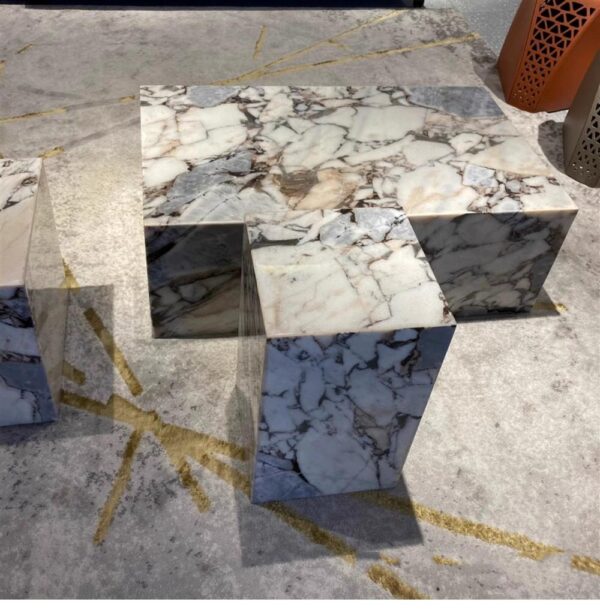 Genuine Modellato Marble Block Coffee Table