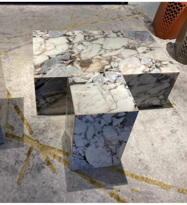 Genuine Modellato Marble Block Coffee Table