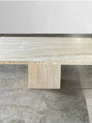 Italian Travertine Dining Table