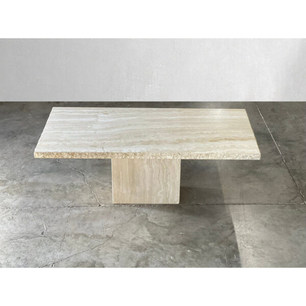 Italian Travertine Dining Table
