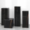 Luxury Black Marble Pedestal