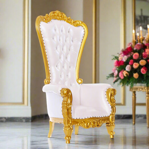 Luxury Royal Wooden King Throne Chair
