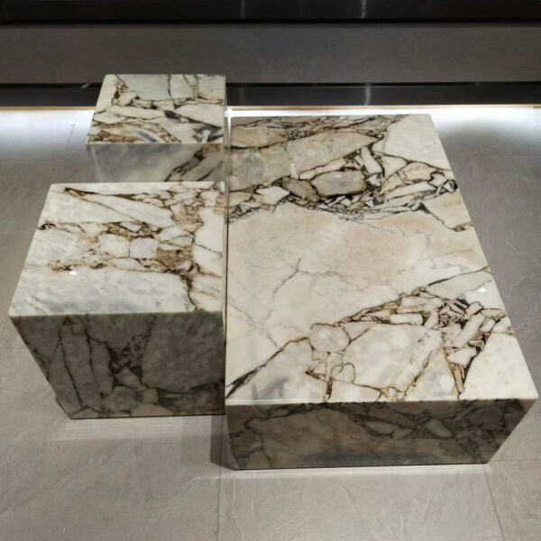 Marble Plinth Block Large Coffee Table
