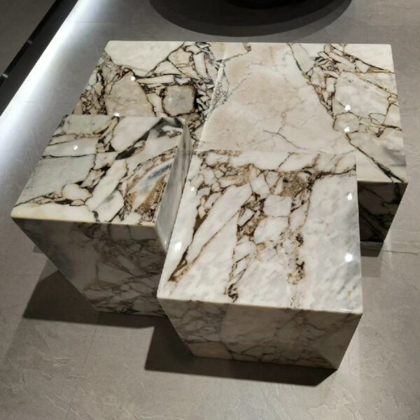 Marble Plinth Block Large Coffee Table