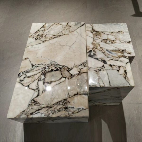 Marble Plinth Block Large Coffee Table