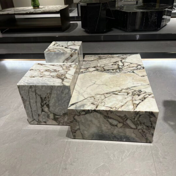 Marble Plinth Block Large Coffee Table