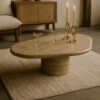 Minimalist Solid Travertine Furniture