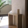 Travertine Console Table