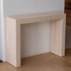 Minimalist Travertine Console Table