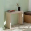 Travertine Console Table