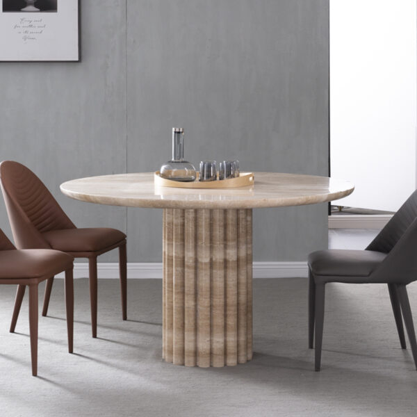Modern Natural Stone Dining Room Table