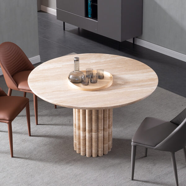 Modern Natural Stone Dining Room Table