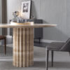 Modern Natural Stone Dining Room Table