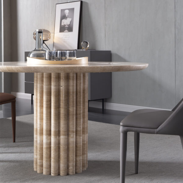 Modern Natural Stone Dining Room Table