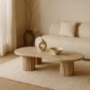 Modern Natural Stone Salon Room Table