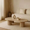 Modern Natural Stone Salon Room Table