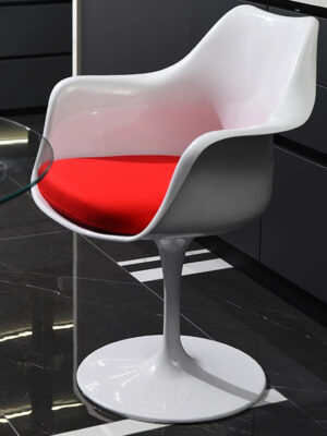 Modern Tulip Lounge Chair with Armrests