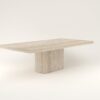 Natural Stone Travertine Marble Dining Table
