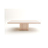 Natural Stone Travertine Marble Dining Table