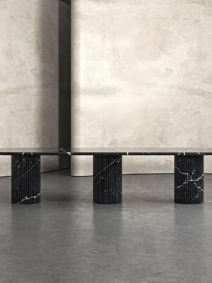 Nero Margiua Marble Dining Table