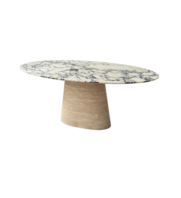Oval Marble Dining Room Table