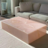 Pink Jade Marble Coffee Table