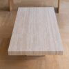 Rectangle Cream Travertine Coffee Table