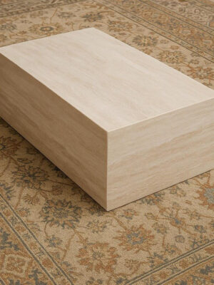 Rectangular Travertine Coffee Table