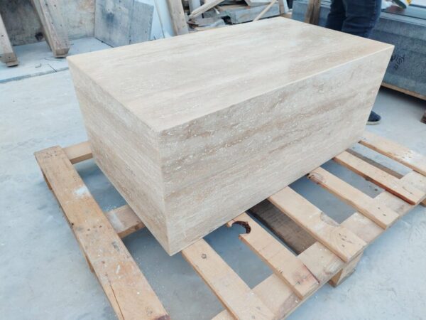 Rectangular Travertine Coffee Table