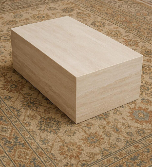 Rectangular Travertine Coffee Table