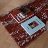 Rosso Francia Marble Coffee Table