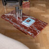 Rosso Francia Marble Coffee Table