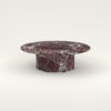 Rosso Levanto Marble Coffee Table