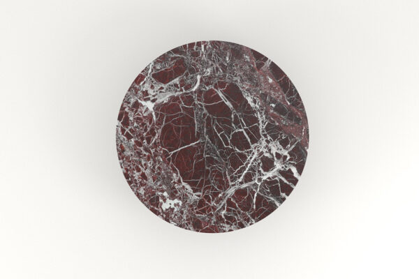 Rosso Levanto Marble Coffee Table