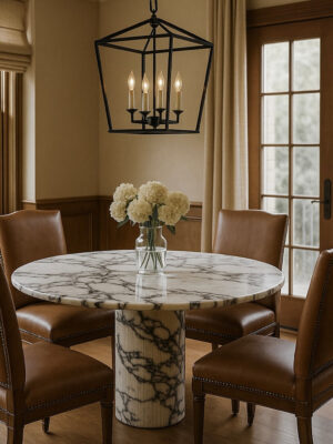 Round Dining Table And Chairs