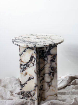 Round Marble Side Table For Living Room