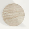 Round Travertine Coffee Table