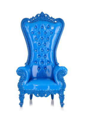 Royal Event Blue Throne Chair