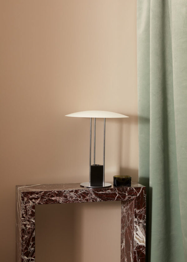 Small Rosso Levanto Marble Console Table