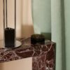 Small Rosso Levanto Marble Console Table