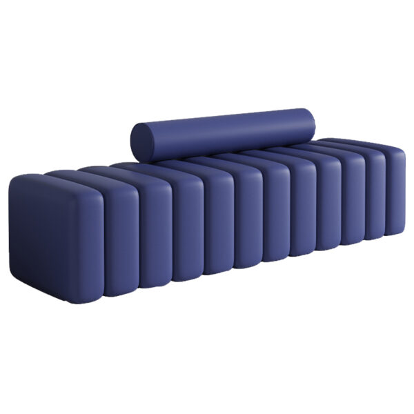 Suede Upholstered Entryway Bench