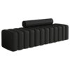 Suede Upholstered Entryway Bench