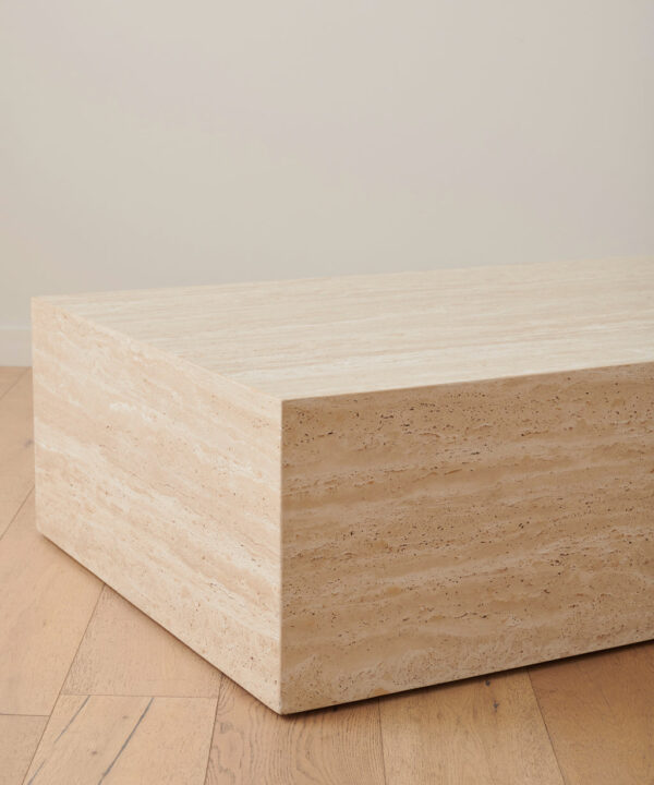 Travertine Rectangle Coffee Table