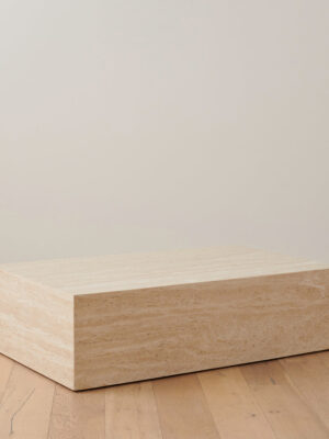 Travertine Rectangle Coffee Table
