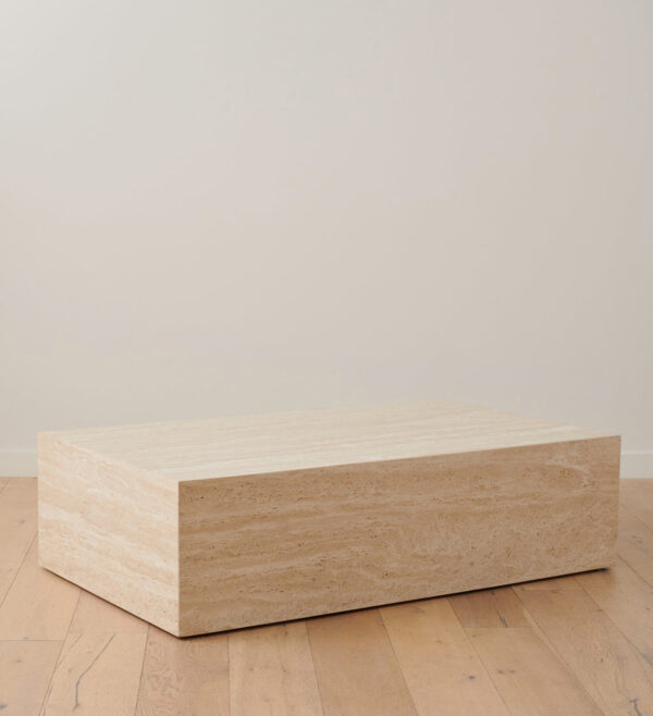 Travertine Rectangle Coffee Table