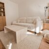 Travertine Rectangular Salon Table