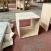 Travertine End Table