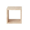 Travertine End Table