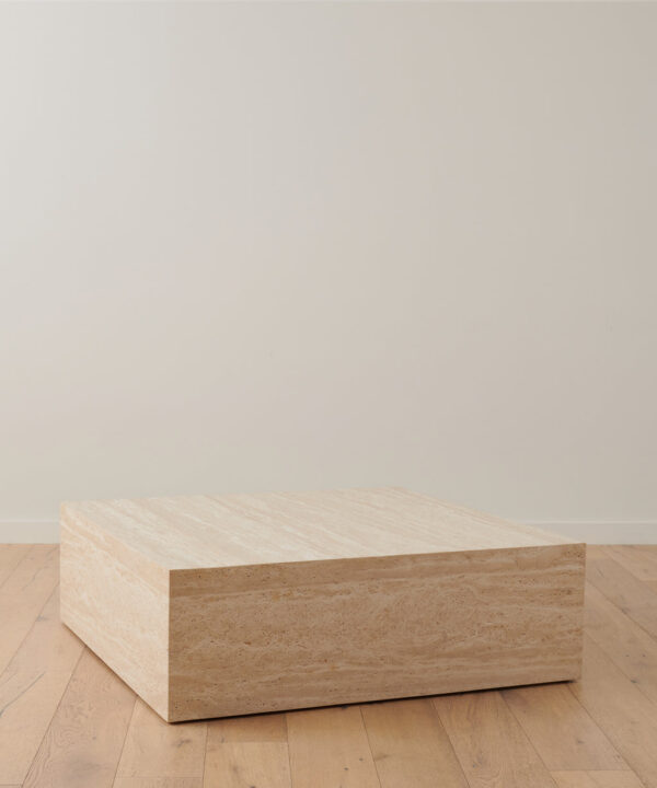 Travertine Square Coffee Table
